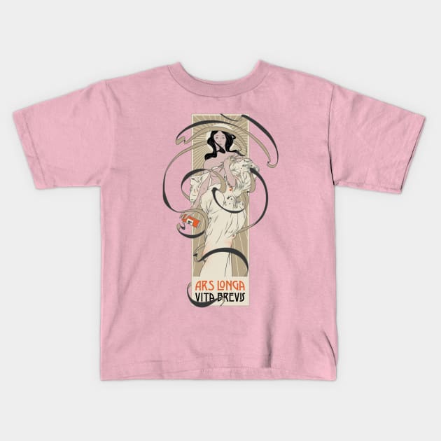 Ars Longa 2 Kids T-Shirt by mathiole